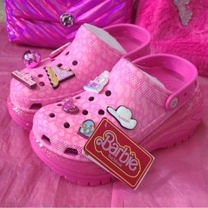 Barbie Pink Mega crush clog crocs